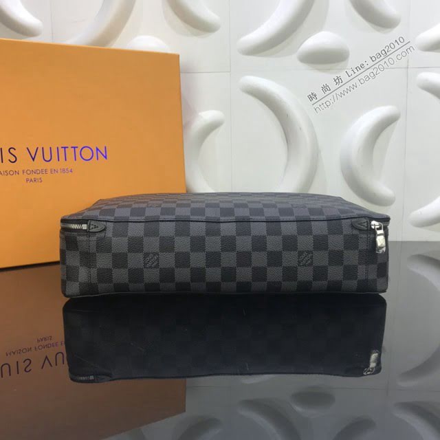 LV包包 LV新款女包 Packing Cube大號手袋 LV黑格收納袋 收納盒  ydh3651